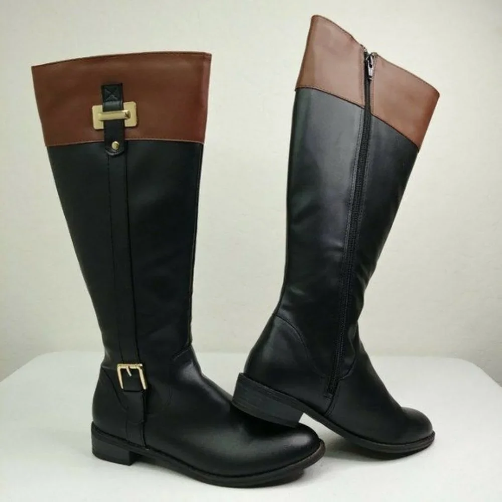 Riding Boots Karen Scott Deliee Closed Toe Women's Size 6.5M